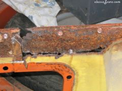 Rear deck rust