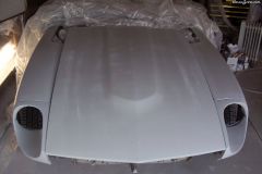 hood mounted after underside painted