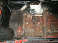 Rusted floor pans
