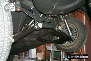 Wide Angle Rear Suspension