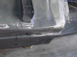 Z CAR Getting All Metal Filler on Undercarrige