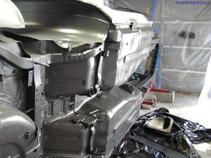 Z CAR Undercarriage with POR 15 Enamel Finish Coat and Semi Gloss Clear