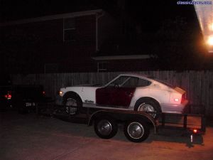 Z CAR Loaded and Going to get its Paint and Body Makeover