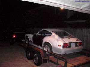 Z CAR Loaded and Going to get its Paint and Body Makeover