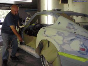 Z CAR Getting its Paint and Body Makeover