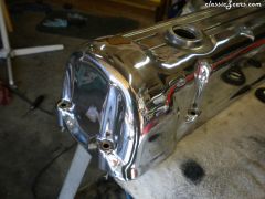 Finished polishing and buffing the 260Z Valve cover
