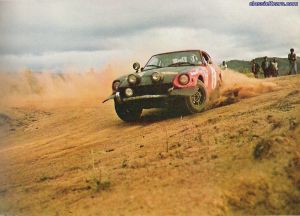 Rally 240Z on gravel