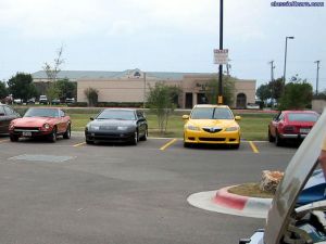 Allan's 240Z (far right)