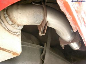 The Underside of the exhaust
