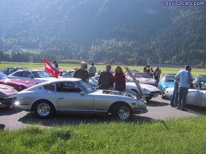 Rainer, Symon and Elena, in front Rainer's Z