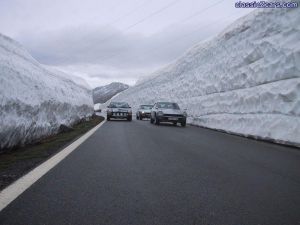 our first snow walls