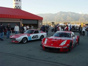 Ron Carter's BRE replica and the Xanavi Nismo Z