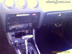 heater controles and shifter.