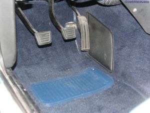 Drivers footwell