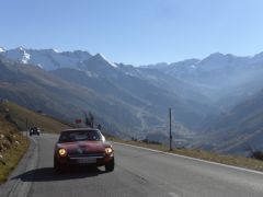 Mountain pass Austria Italy (Timmelsjoch)