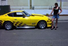 Ashley and my 75 280Z