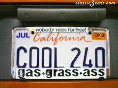 My vanity plate