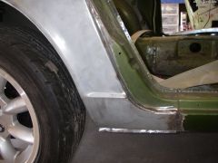 Dogleg rust repair