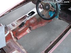 Floor pan removal