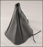 Leather Shift Boot, Gray
