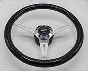Black Mahogany Steering Wheel 70-90