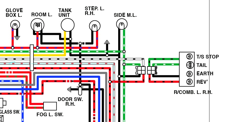 help: 71, 72, 73 wiring diagram inconsistencies - Electrical - The