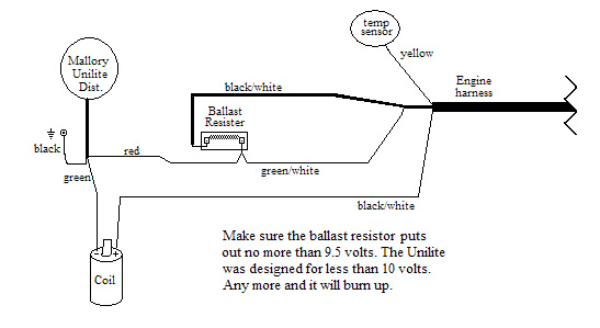 Mallory Unilite Distributor Wiring - Electrical - The Classic Zcar Club