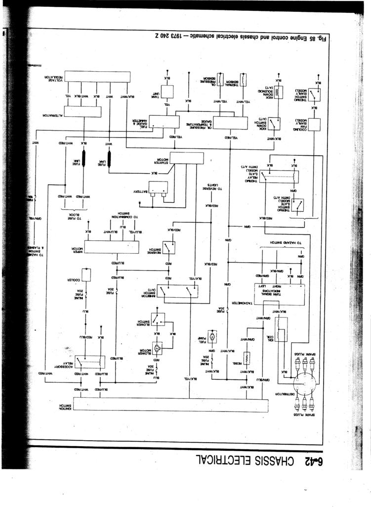 73 240Z Wiring - Electrical - The Classic Zcar Club