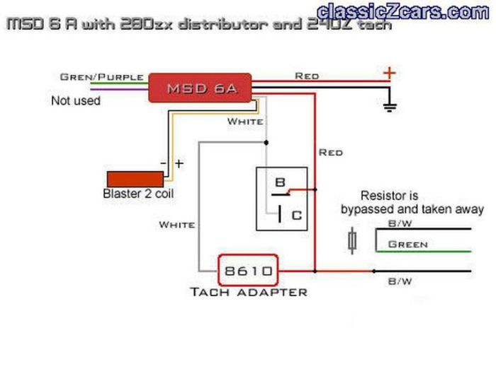 Help 280zx E12 80 And Msd 6al To A 240z Electrical The