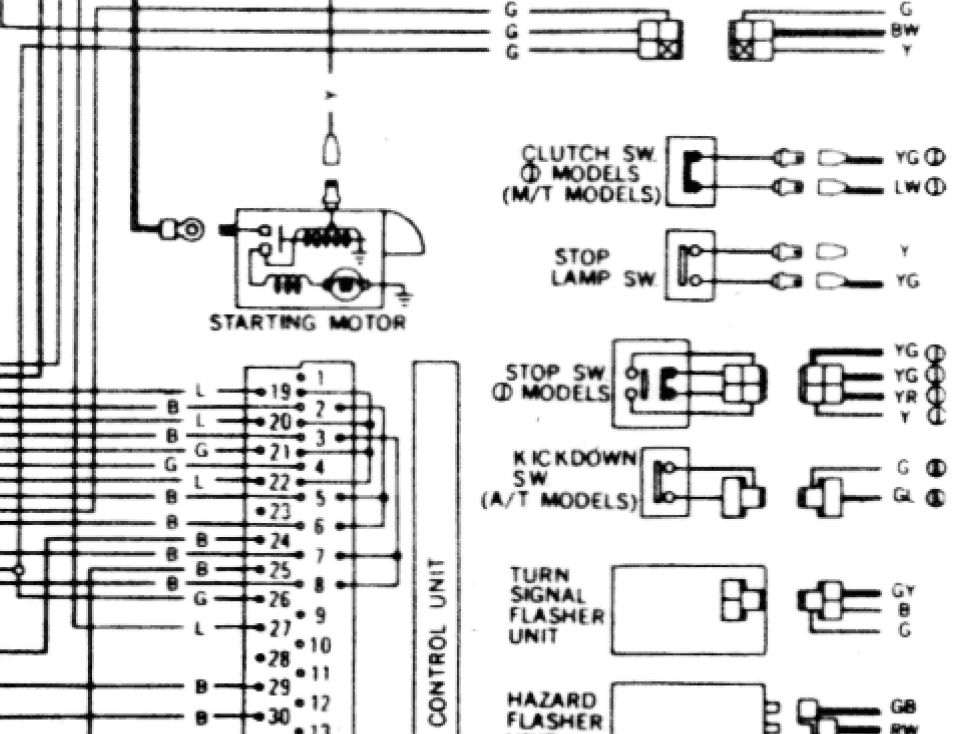 79 280zx: 3 wires going into the EFI relay - Electrical - The Classic