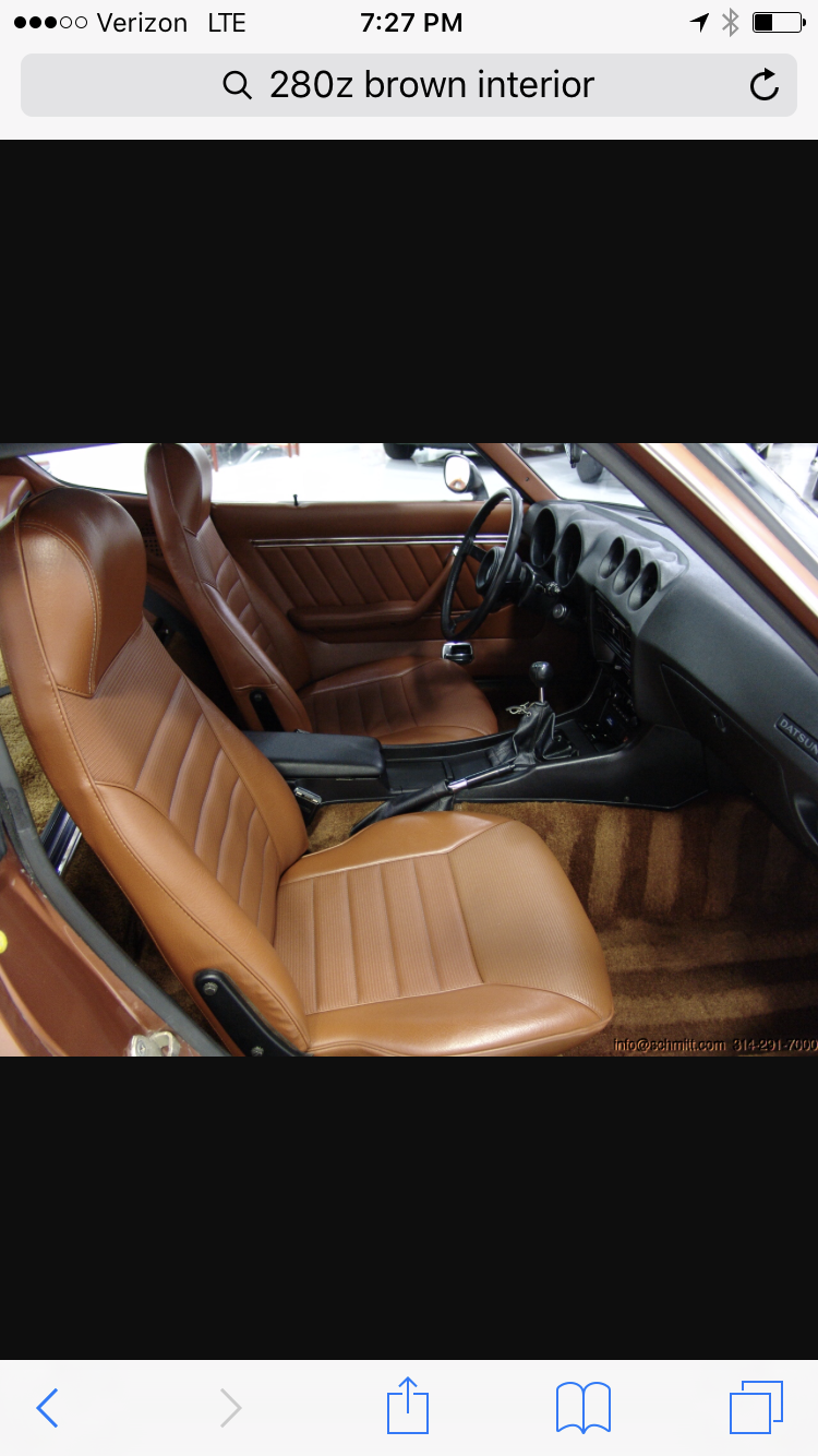 280z Brown Interior Interior The Classic Zcar Club