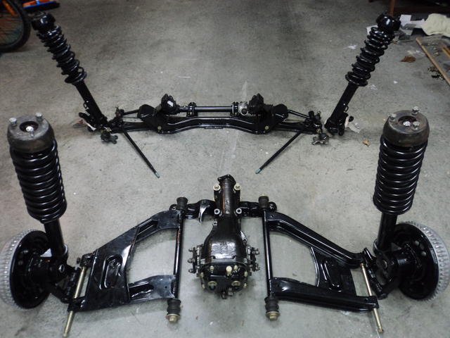 Suspension ready to go in