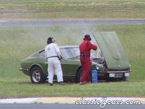 Fire at Qld Raceway - Oops