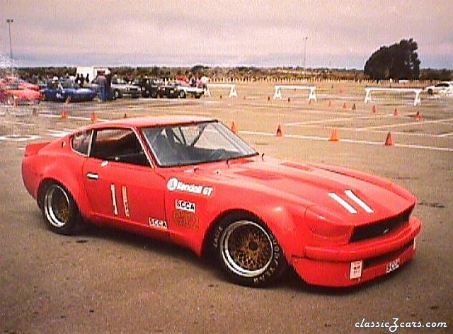 Red GT-2 tries autocross