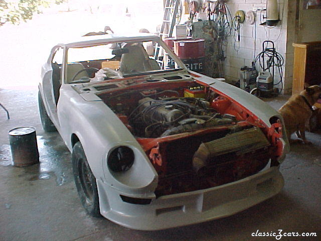 240z waiting for colour