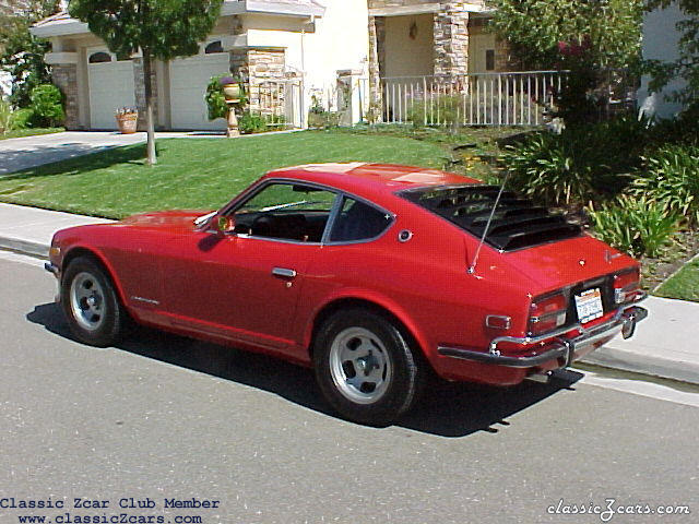 72 240Z - Rear View