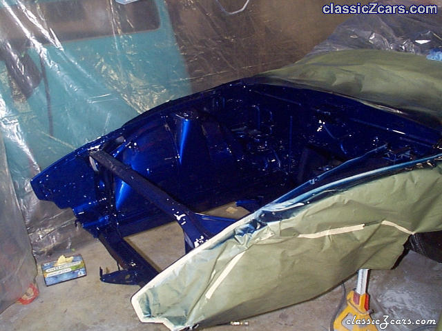 Painted engine compartment