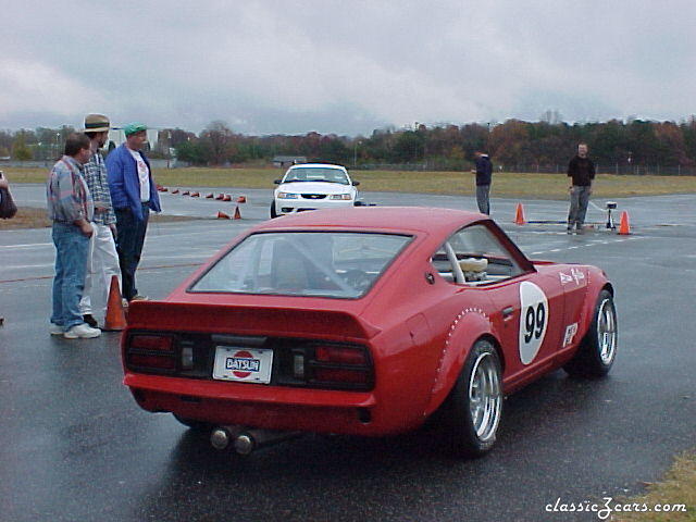 Dr Sideways getting ready to race