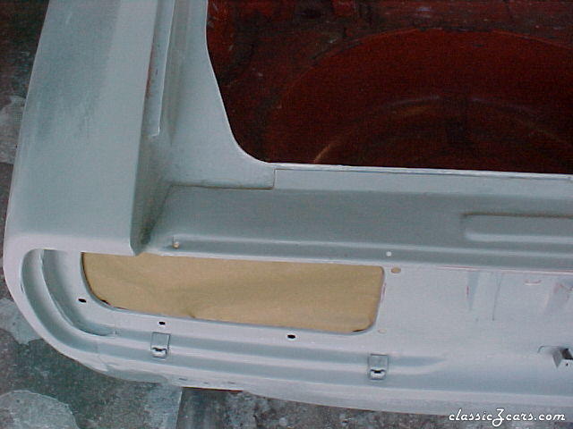 left corner tripple panel repair
