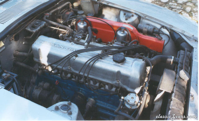 240z 1973 engine view
