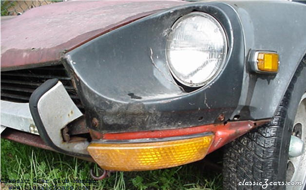 1971 240Z left headlight
