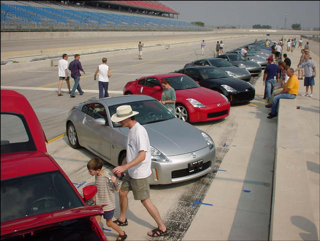 Chicago Motor Speedway show - 350z unveiling