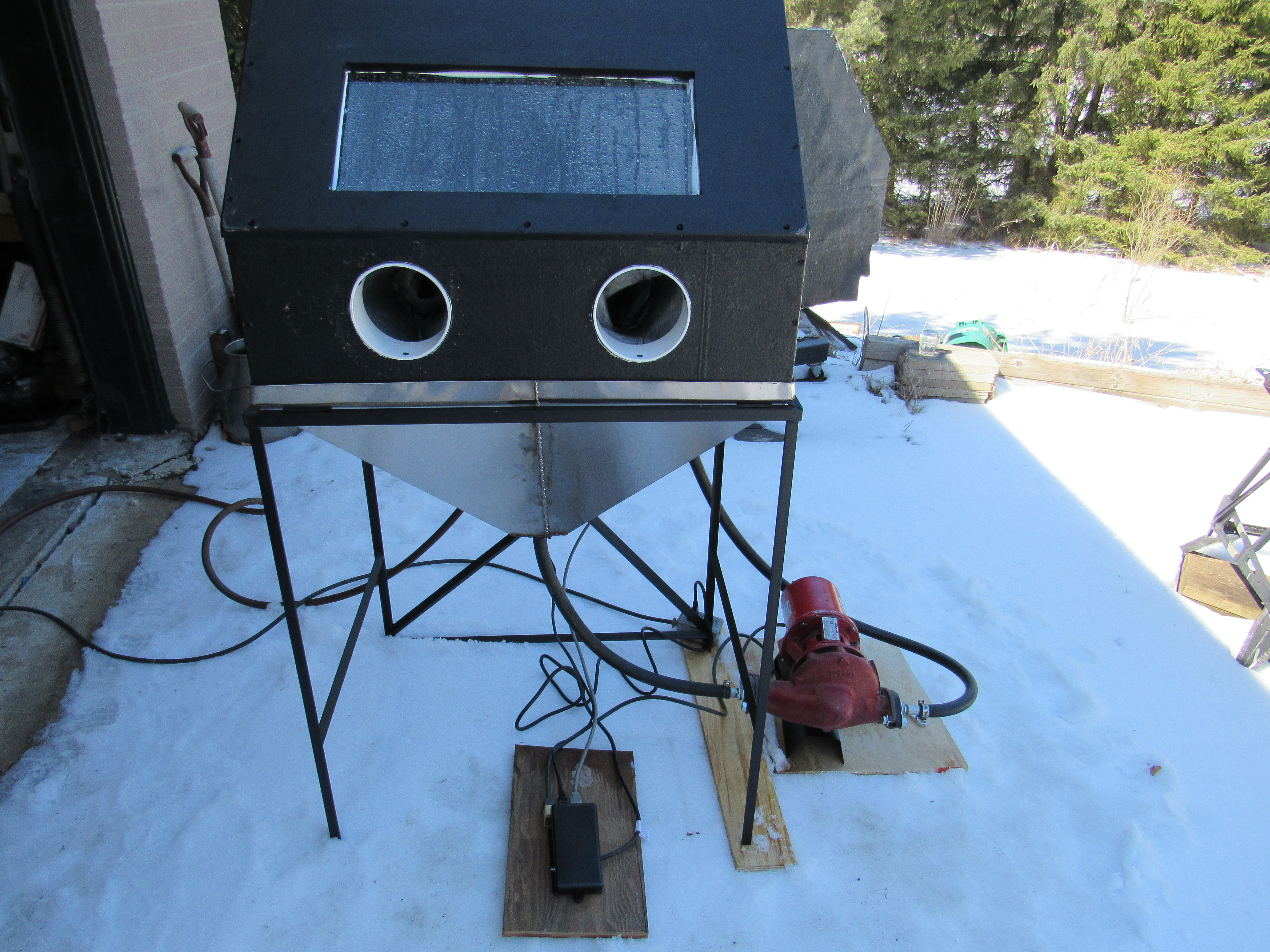 Diy Home Built Vapor Blasting Honing Cabinet Wetblasting Page