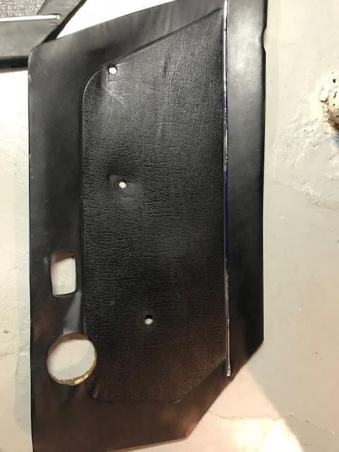 2 sets of door skins, 1 black 1 brown