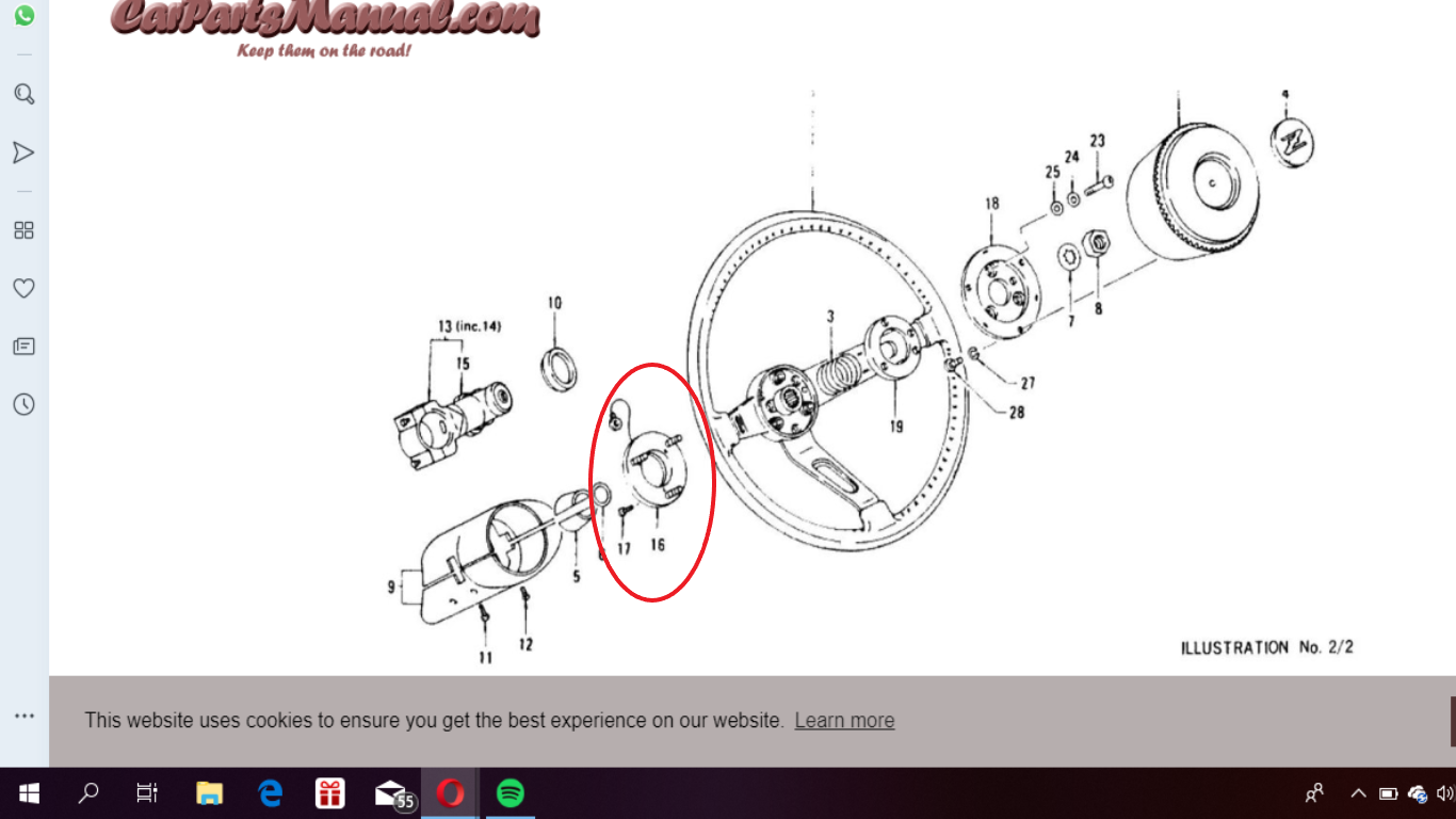 Wiring of horn pad, 280z - Electrical - The Classic Zcar Club