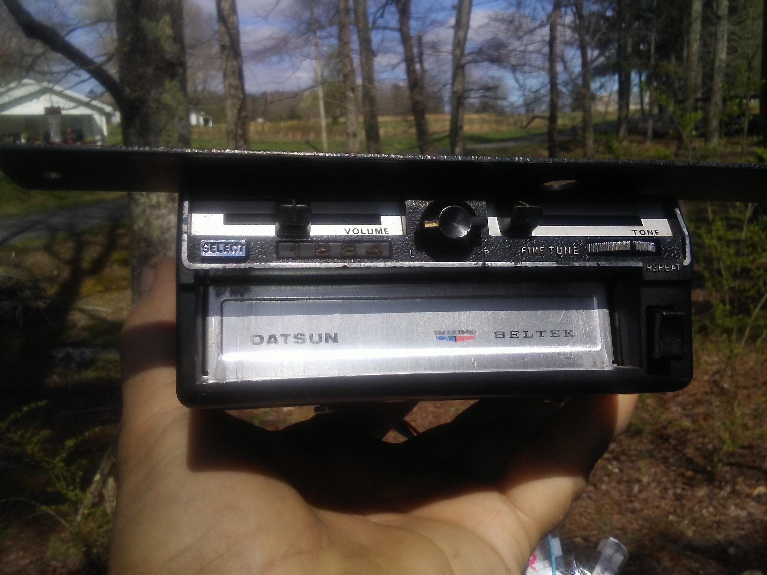 Datsun factory 8 track player