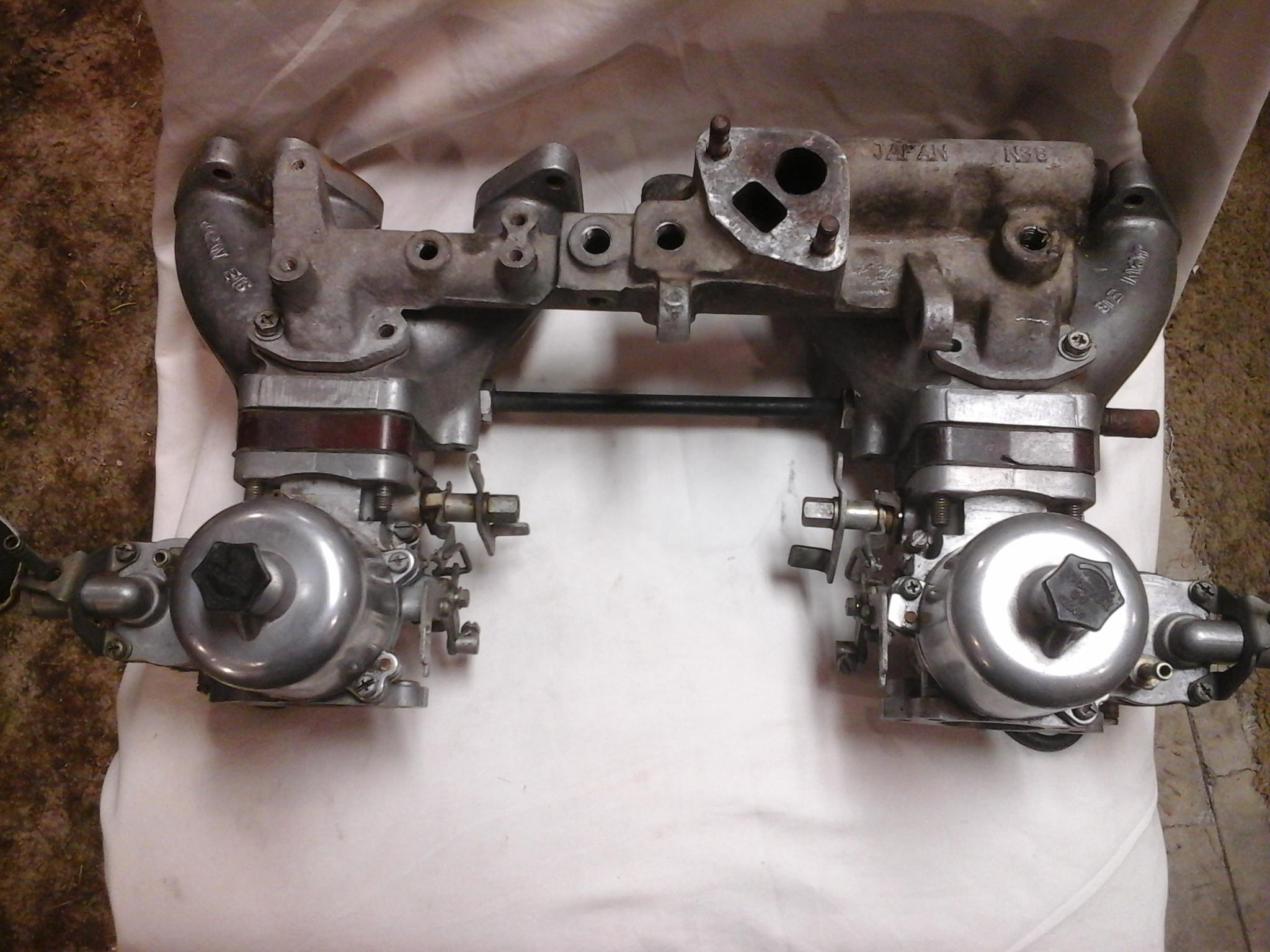 Polished 3 screw cab and E46 manifold