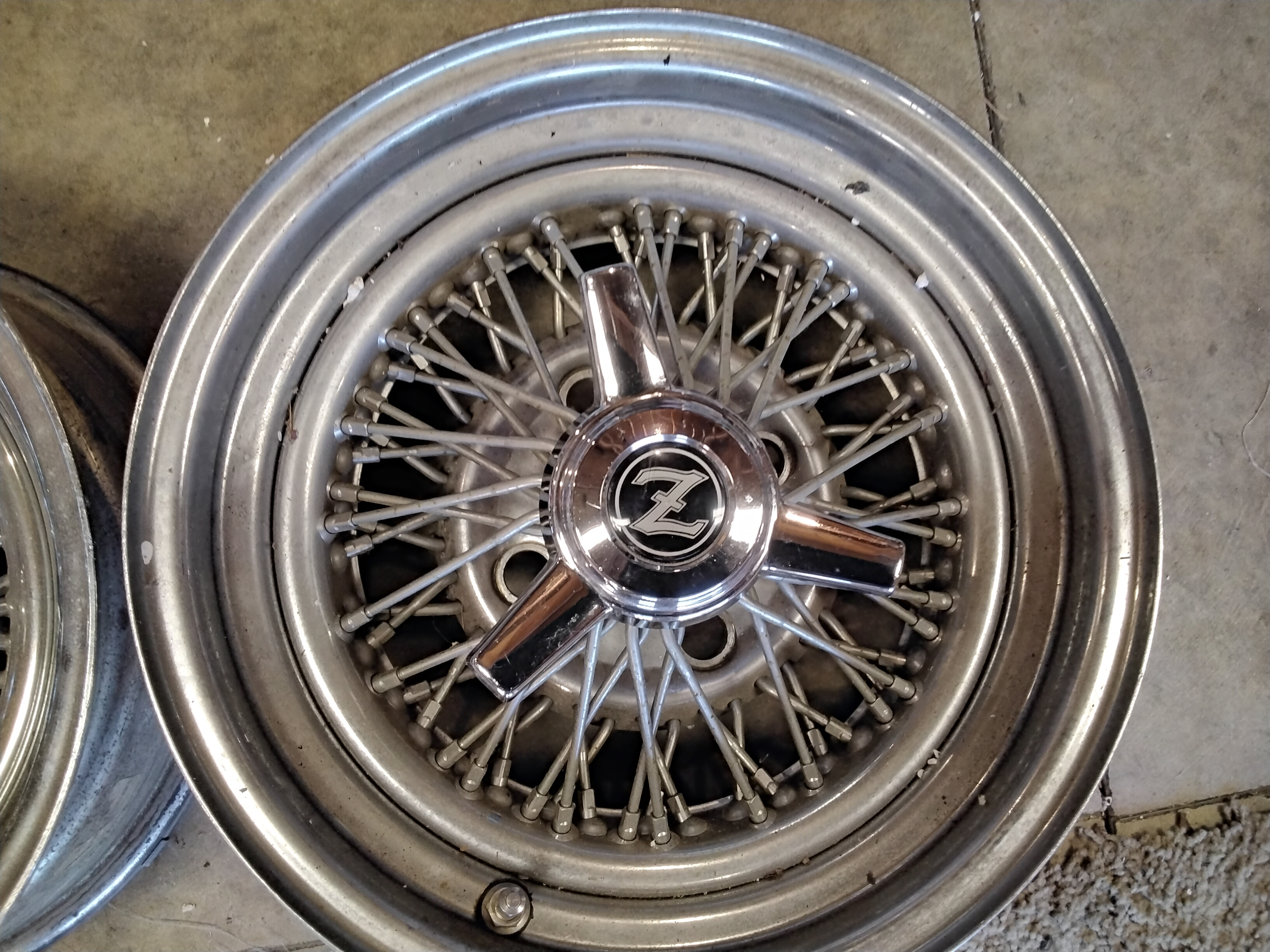 Set of 4 Wire Wheels