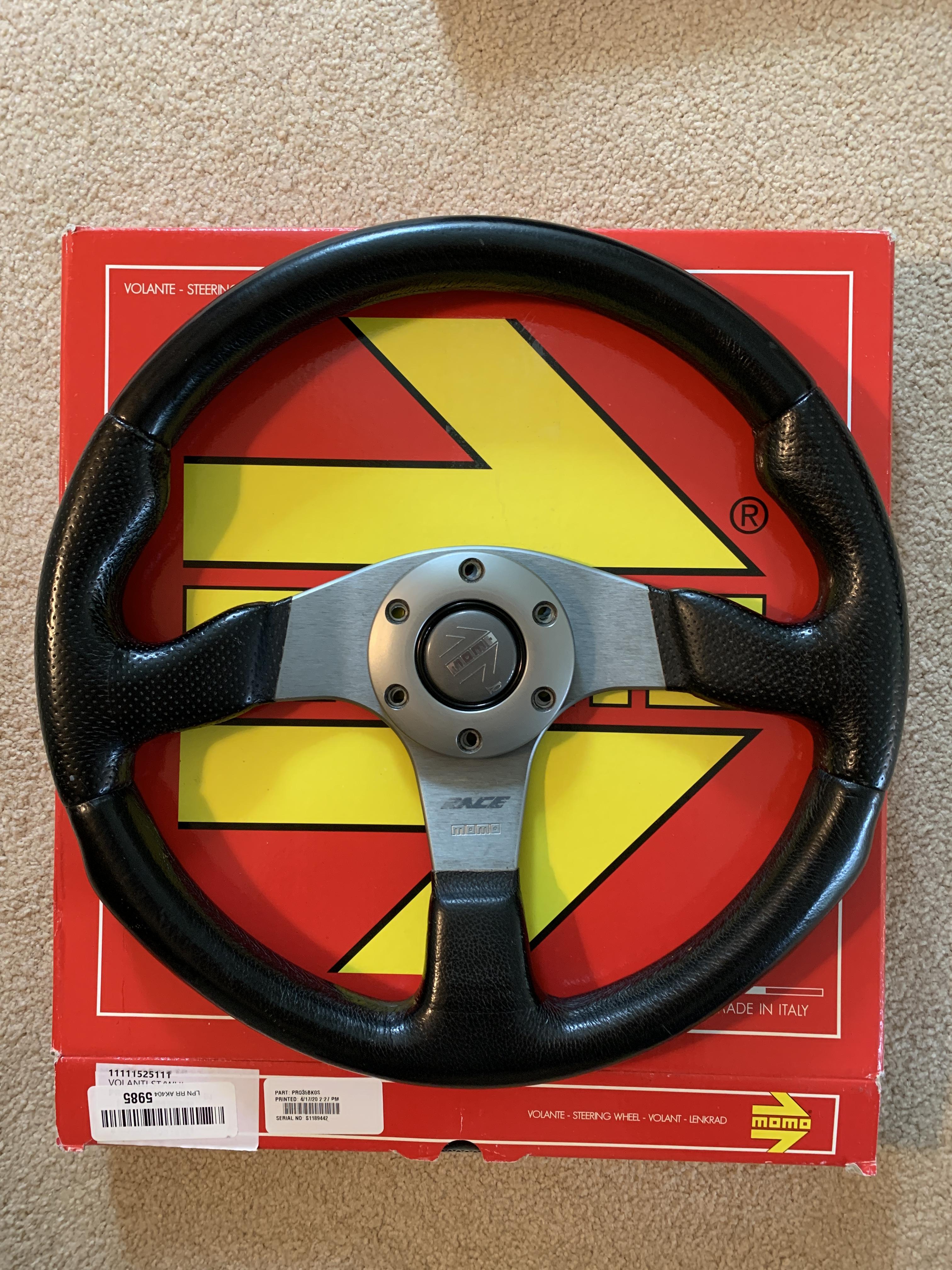 MOMO STEERING WHEEL “SOLD”