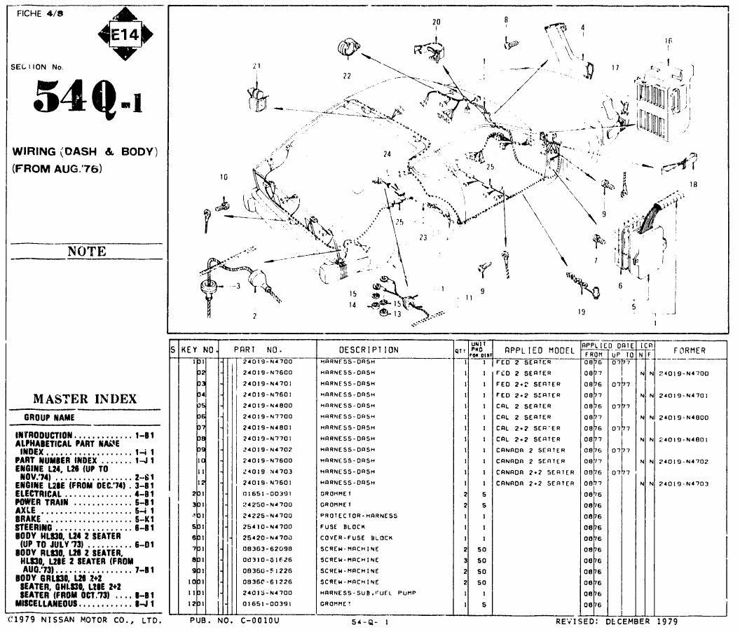 280z master fuse list? - Page 2 - Electrical - The Classic Zcar Club